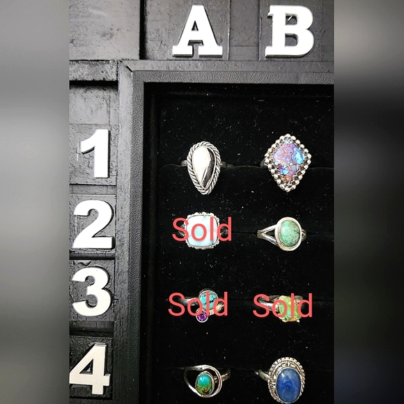 NEW Size 6.5 Genuine Sterling Silver Rings - Picture 4 of 10